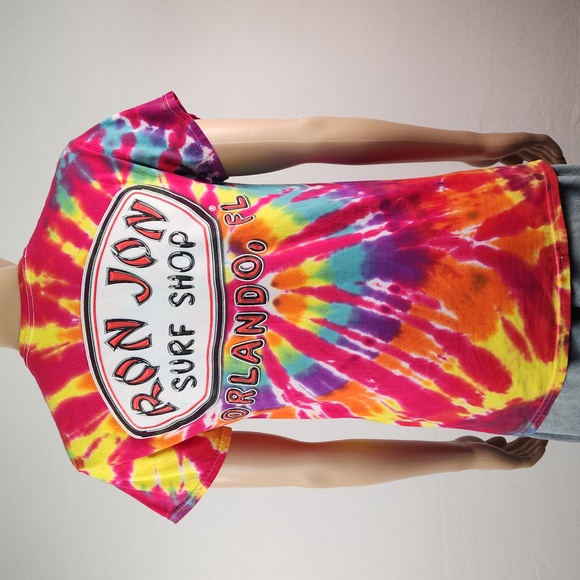 Ron Jon Surf Shop Orlando, Florida, Logo Tie Dye Size M - Picture 5 of 11